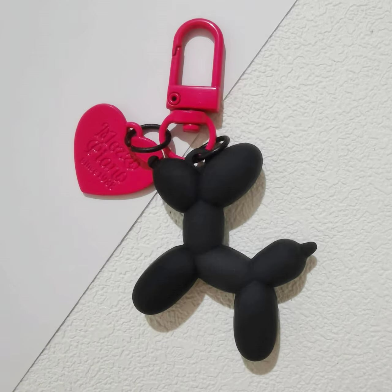 Fashion Punk Balloon Dog Keychains for Women
