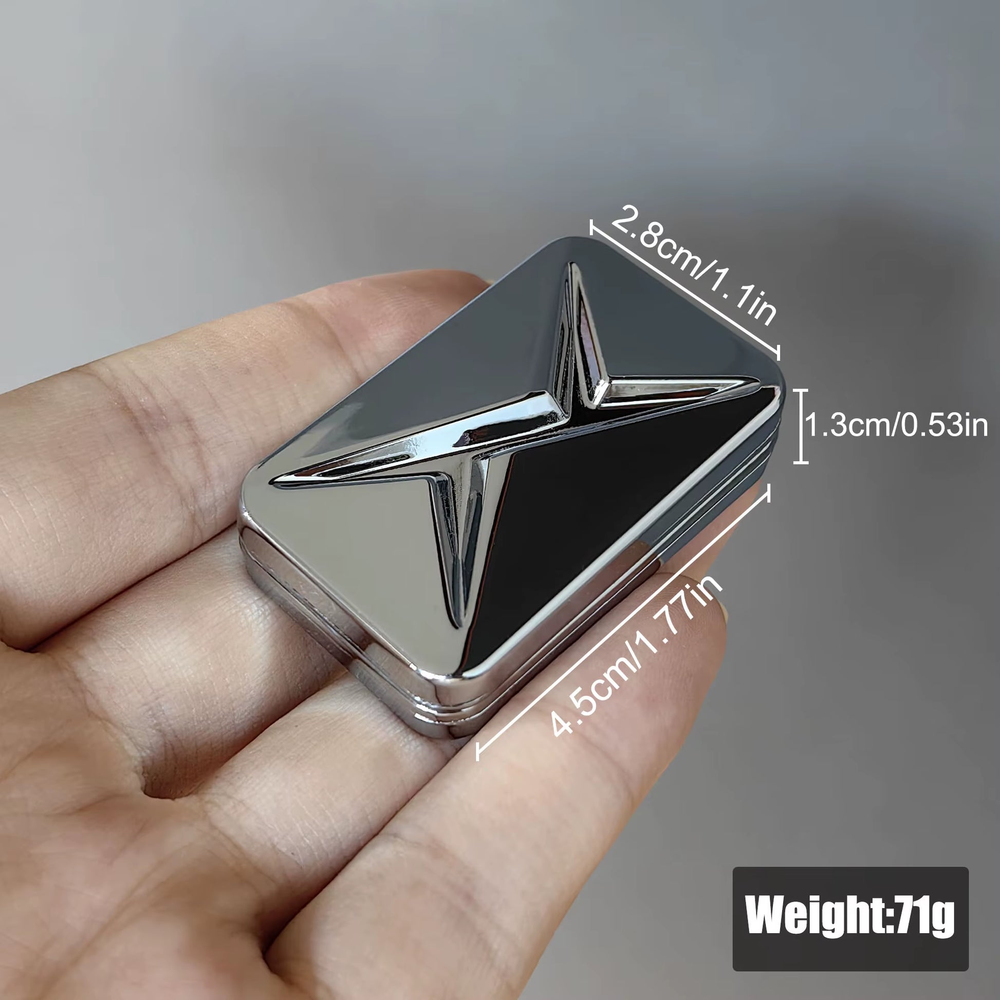 EDC Fidget Sliders Slider Metal Fidget Toys Stress Relief for Adults Magnetic Metal Infinite Fidget