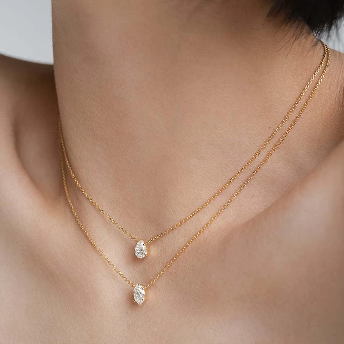 Women’s Multilayer Zircon Pendant Necklace