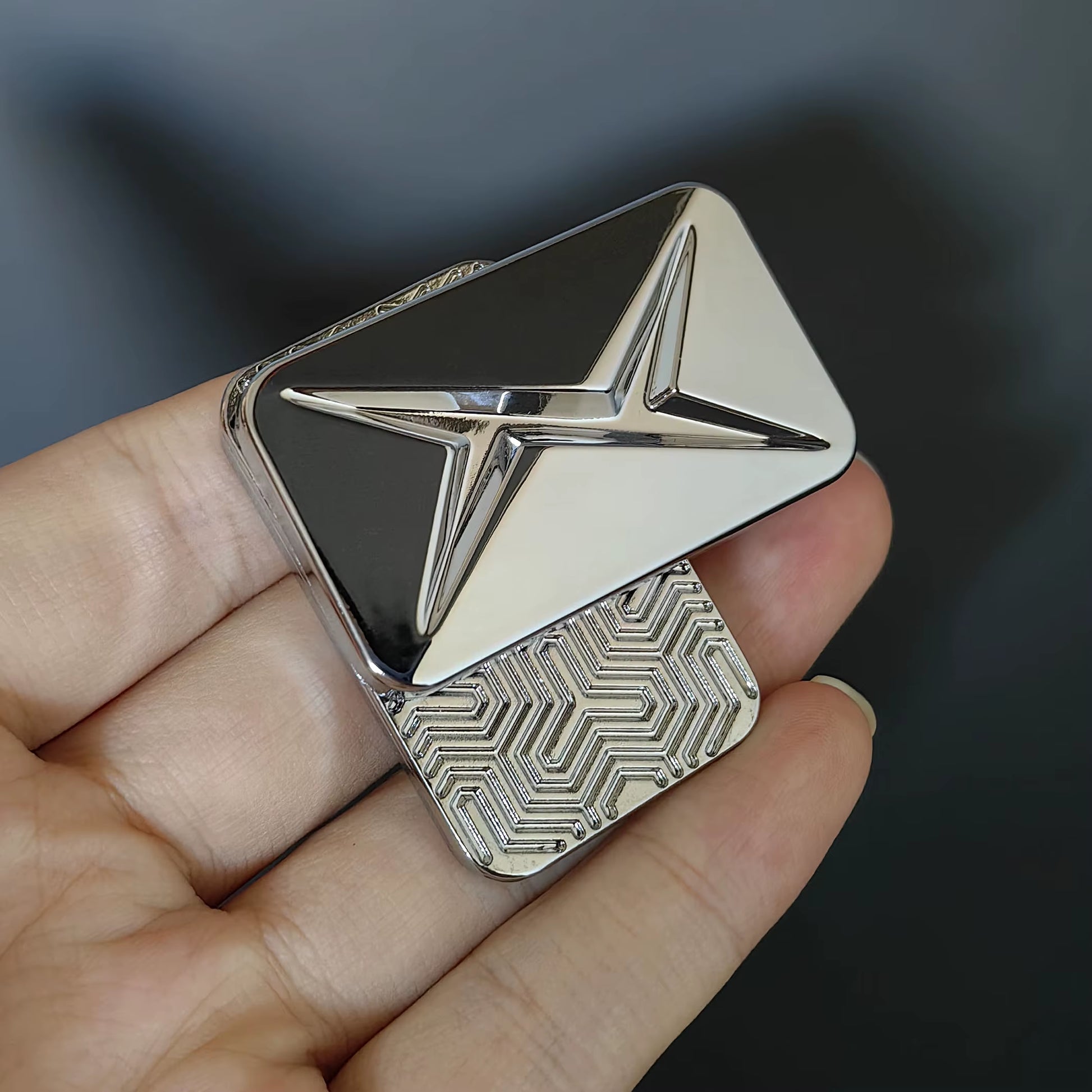 EDC Fidget Sliders Slider Metal Fidget Toys Stress Relief for Adults Magnetic Metal Infinite Fidget