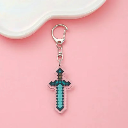  Pixel Gaming Keychain 