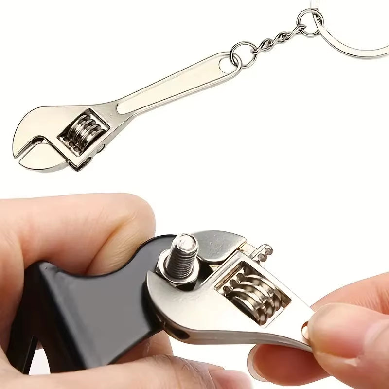 Adjustable Wrench Keychain