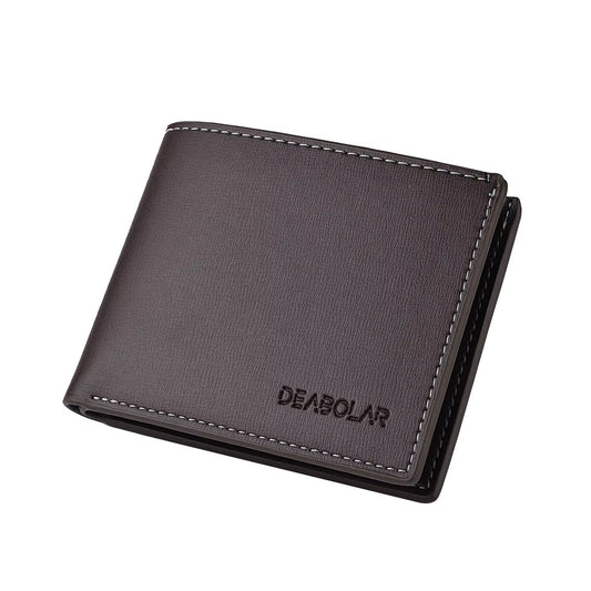 Men’s Slim Leather Folding Wallet